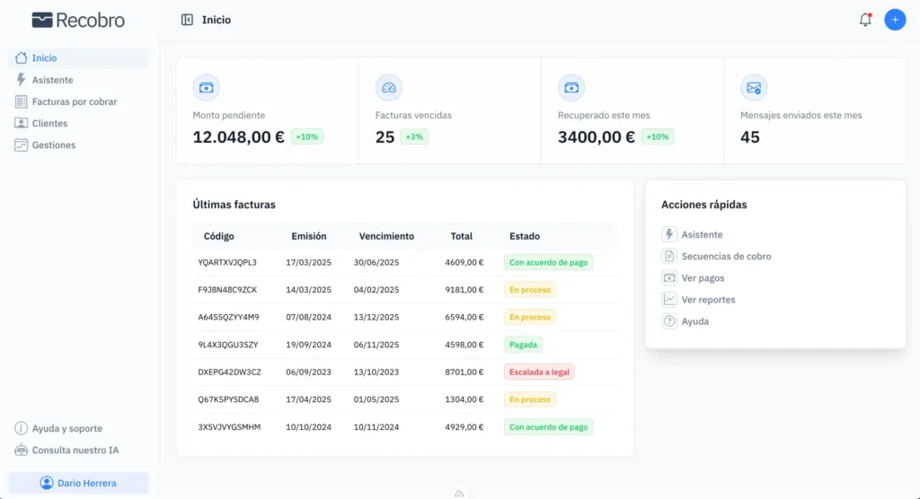 recobro.net plataforma
