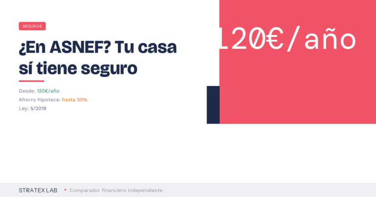 Seguro de hogar con ASNEF: cómo contratarlo en 2026