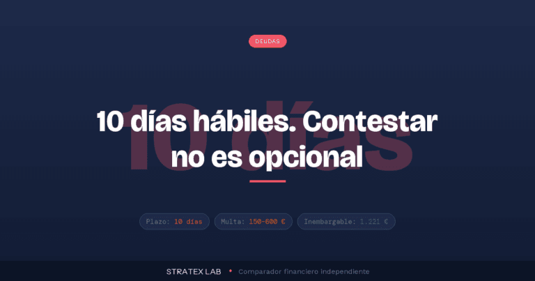 contestar diligencia de embargo AEAT - Stratex Lab