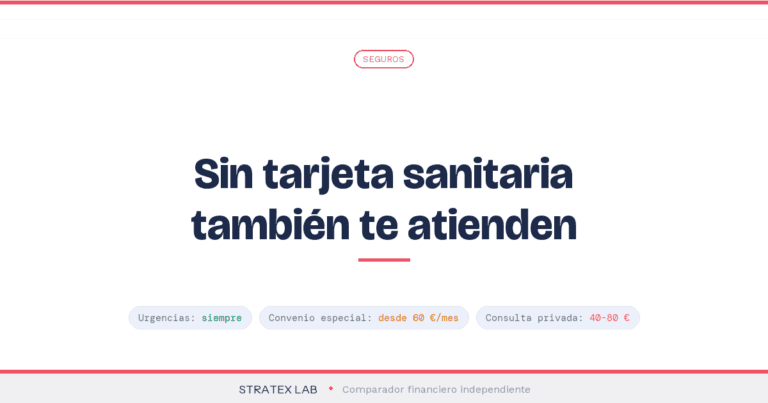 No tengo seguro médico: dónde me pueden atender en España