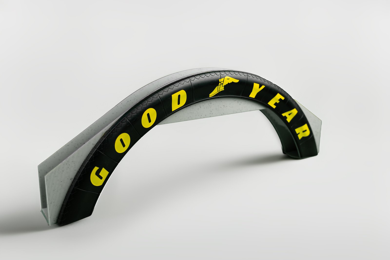 Puente Goodyear de Scalextric de Exin, pieza de 1988